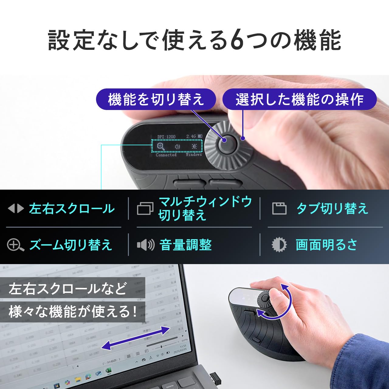 SANWA 多機能送信機 フルLCDディスプレイ Amazon | サンワダイレクト エルゴノミクスマウス 多機能 5ボタン / 6